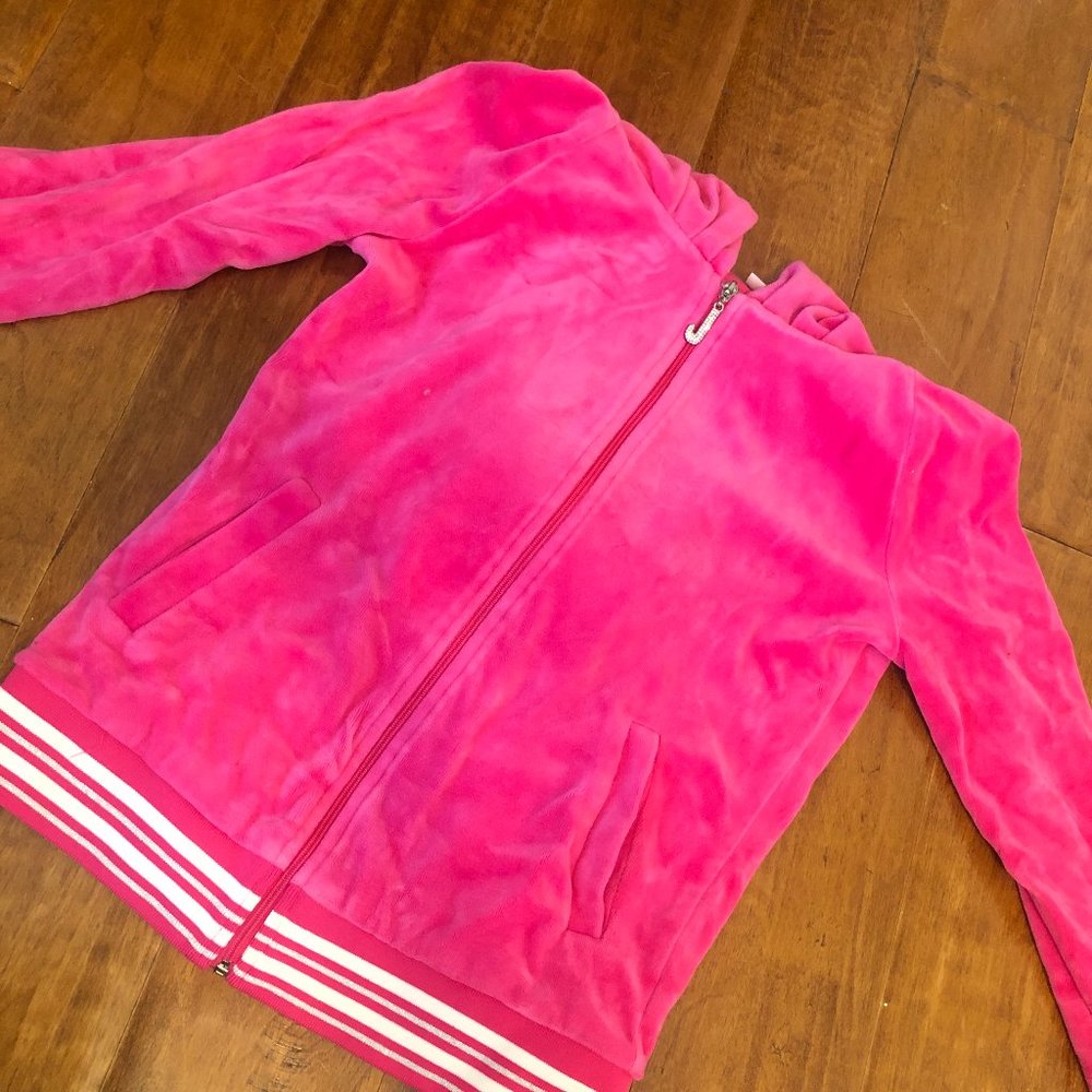 JUICY COUTURE BRIGHT PINK JUMP TOP OF TRACKSUIT